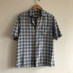 Vintage Plaid Button Down